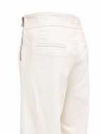 Chloé ecru jeans met rits details aan de zijkanten
