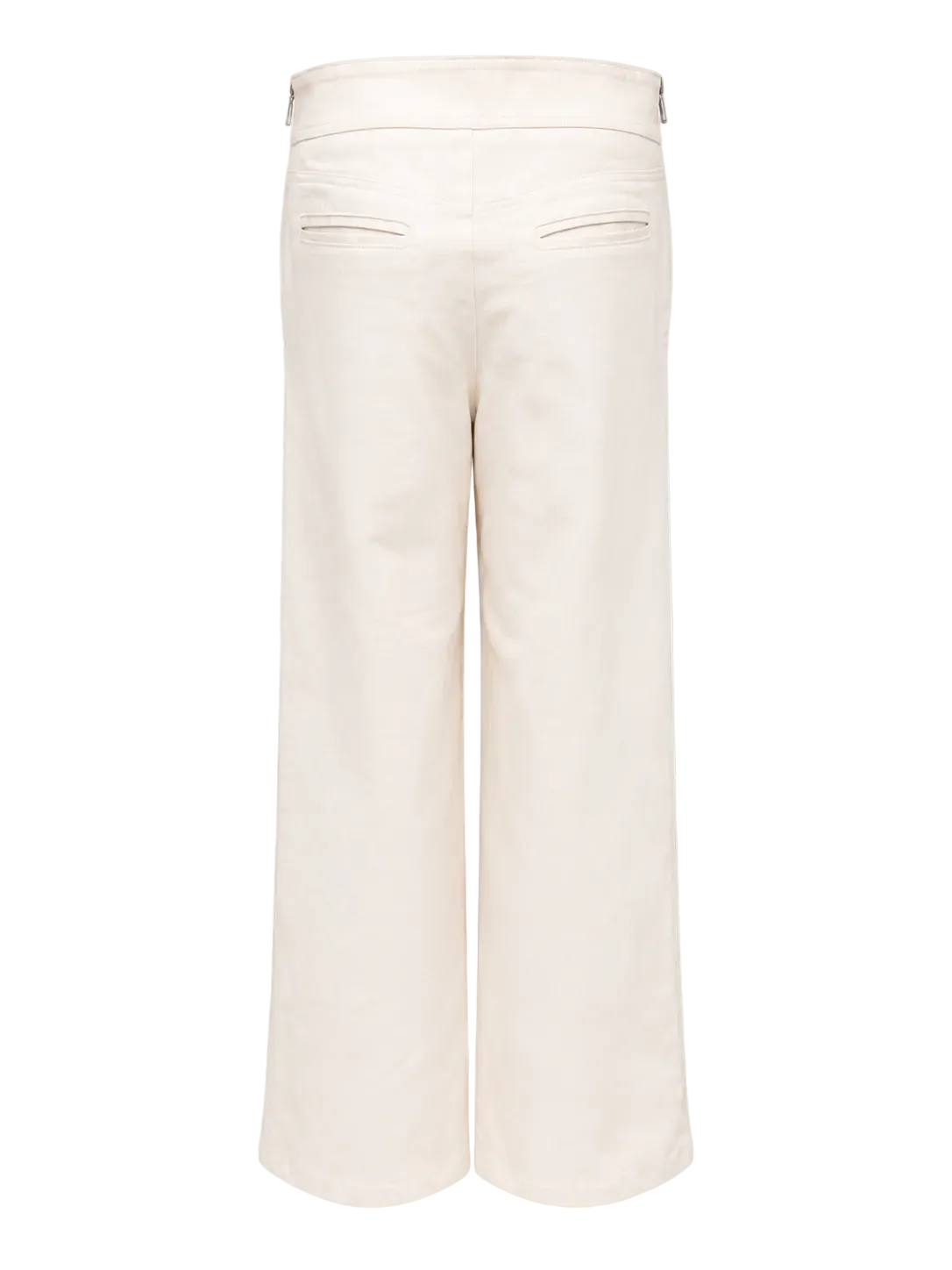 Chloé ecru jeans met rits details aan de zijkanten