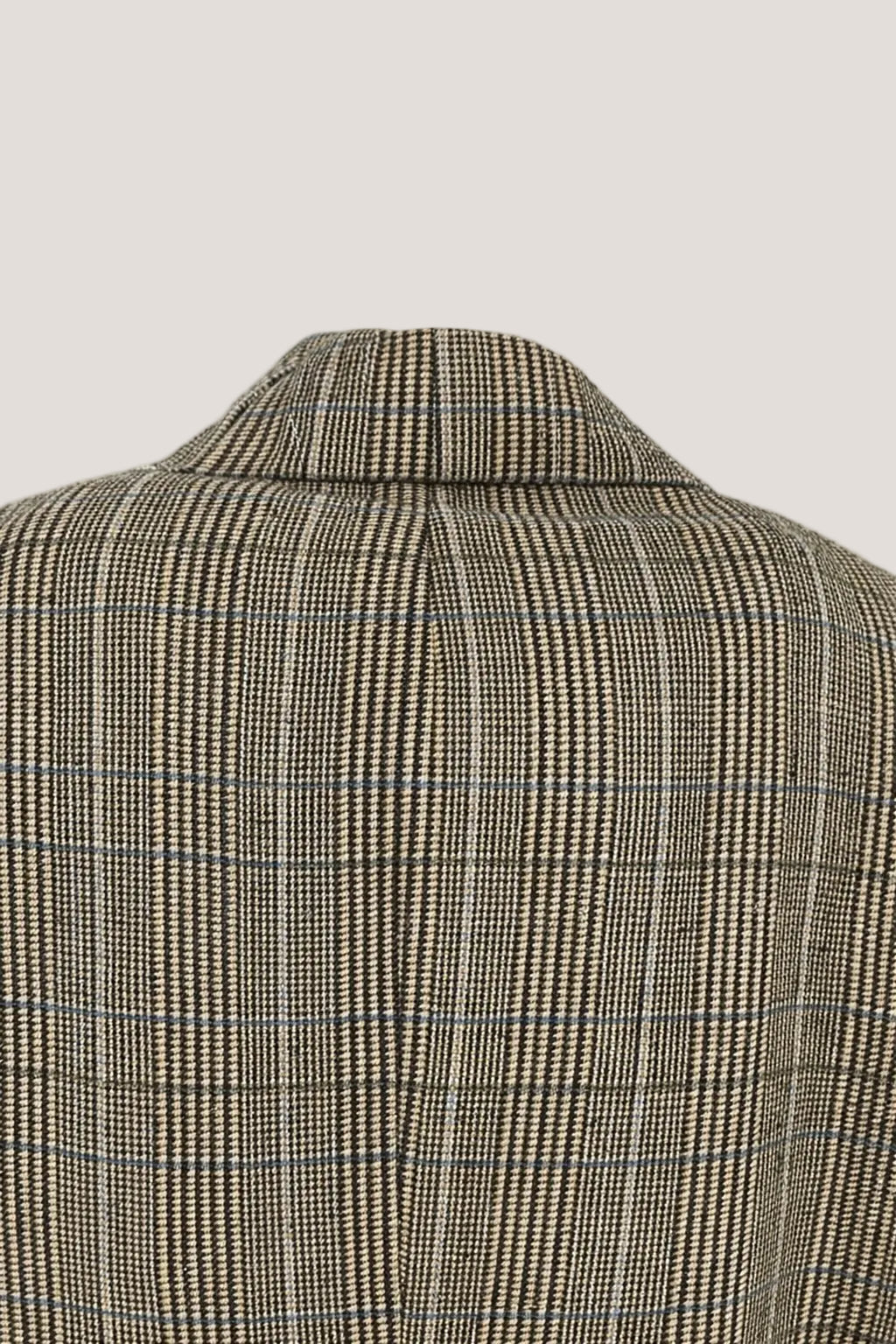 Closed geruite blazer dubbel breasted