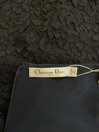 Christian Dior klassieke aangesloten cocktail jurk