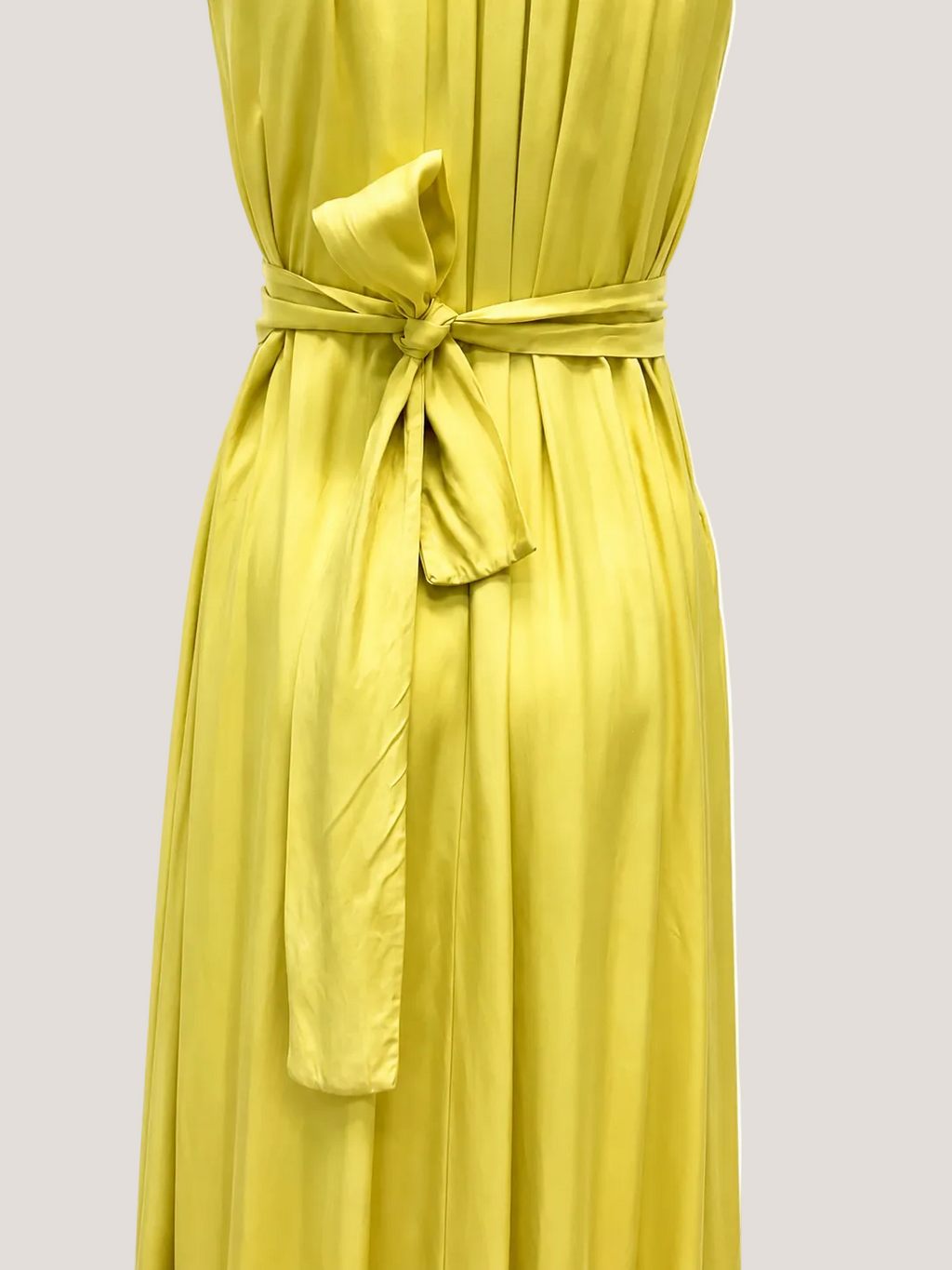 (NUDE) Gele mouwloze jurk