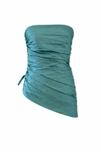 Vanina zeegroene bustier