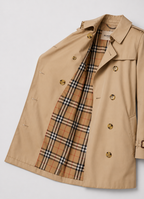 Burberry double-breasted trenchcoat met ceintuur