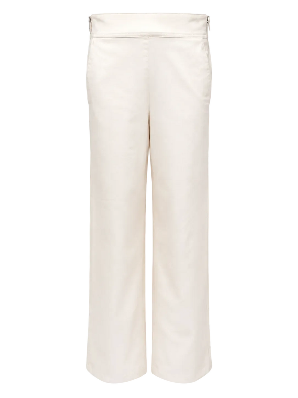 Chloé ecru jeans met rits details aan de zijkanten