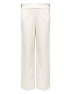 Chloé ecru jeans met rits details aan de zijkanten