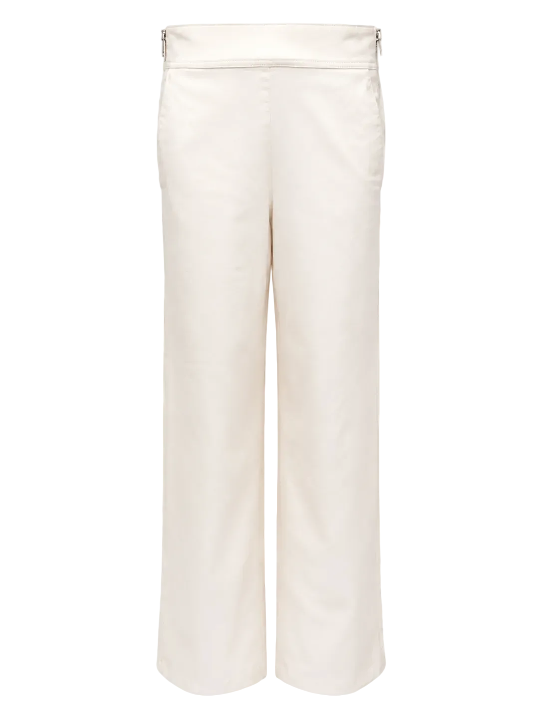 Chloé ecru jeans met rits details aan de zijkanten