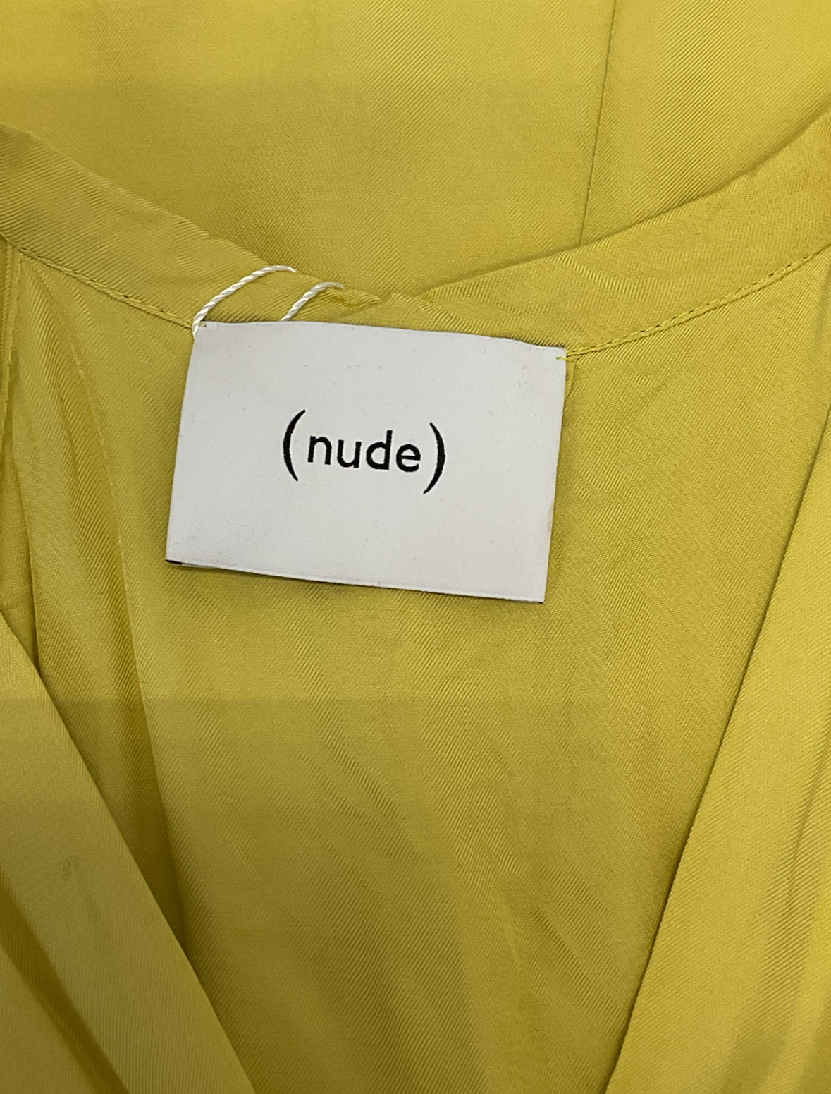 (NUDE) Gele mouwloze jurk