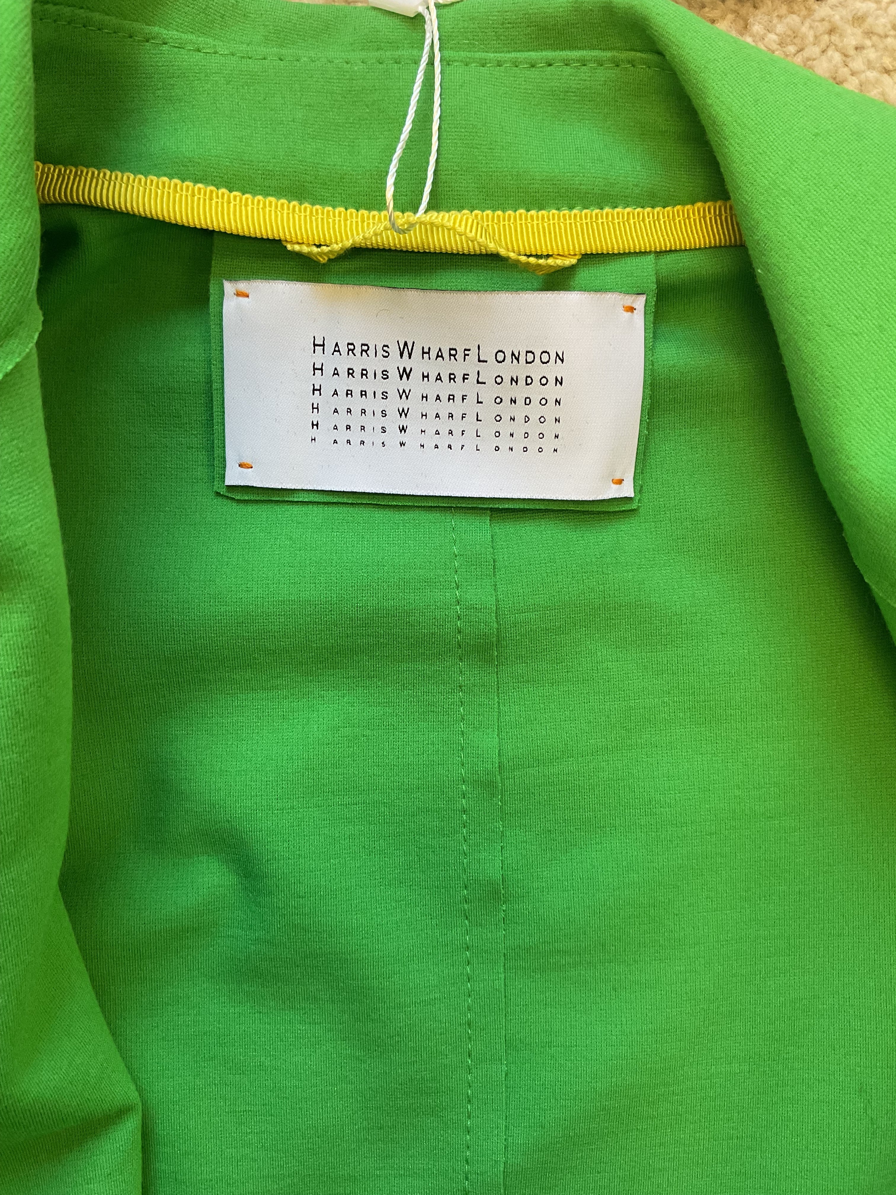 Harris Warf London dubbel breasted blazer in appelgroen