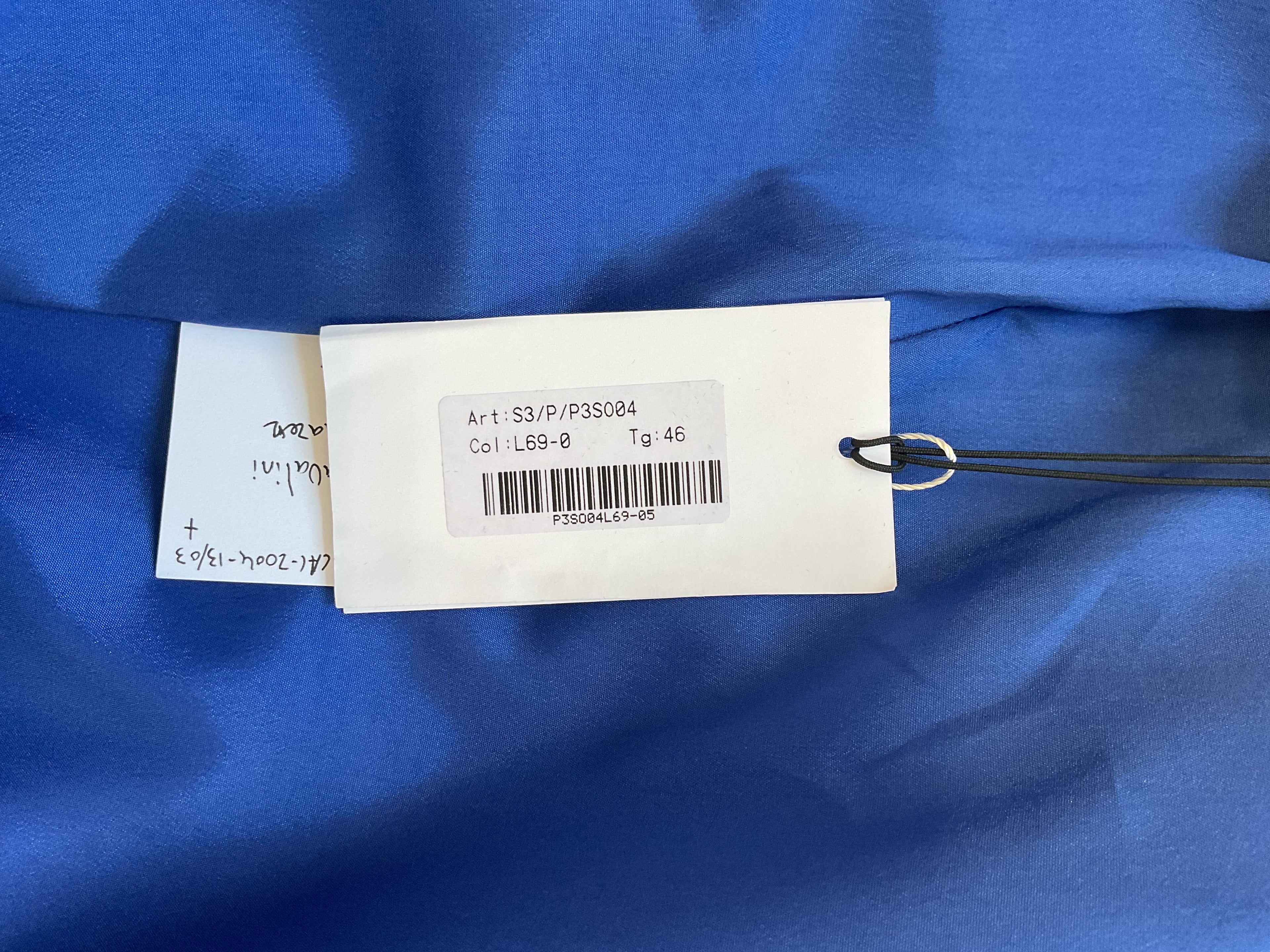 Blauwe getailleerde blazer van Erika Cavalini