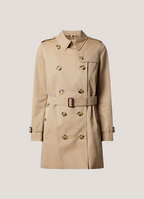 Burberry double-breasted trenchcoat met ceintuur
