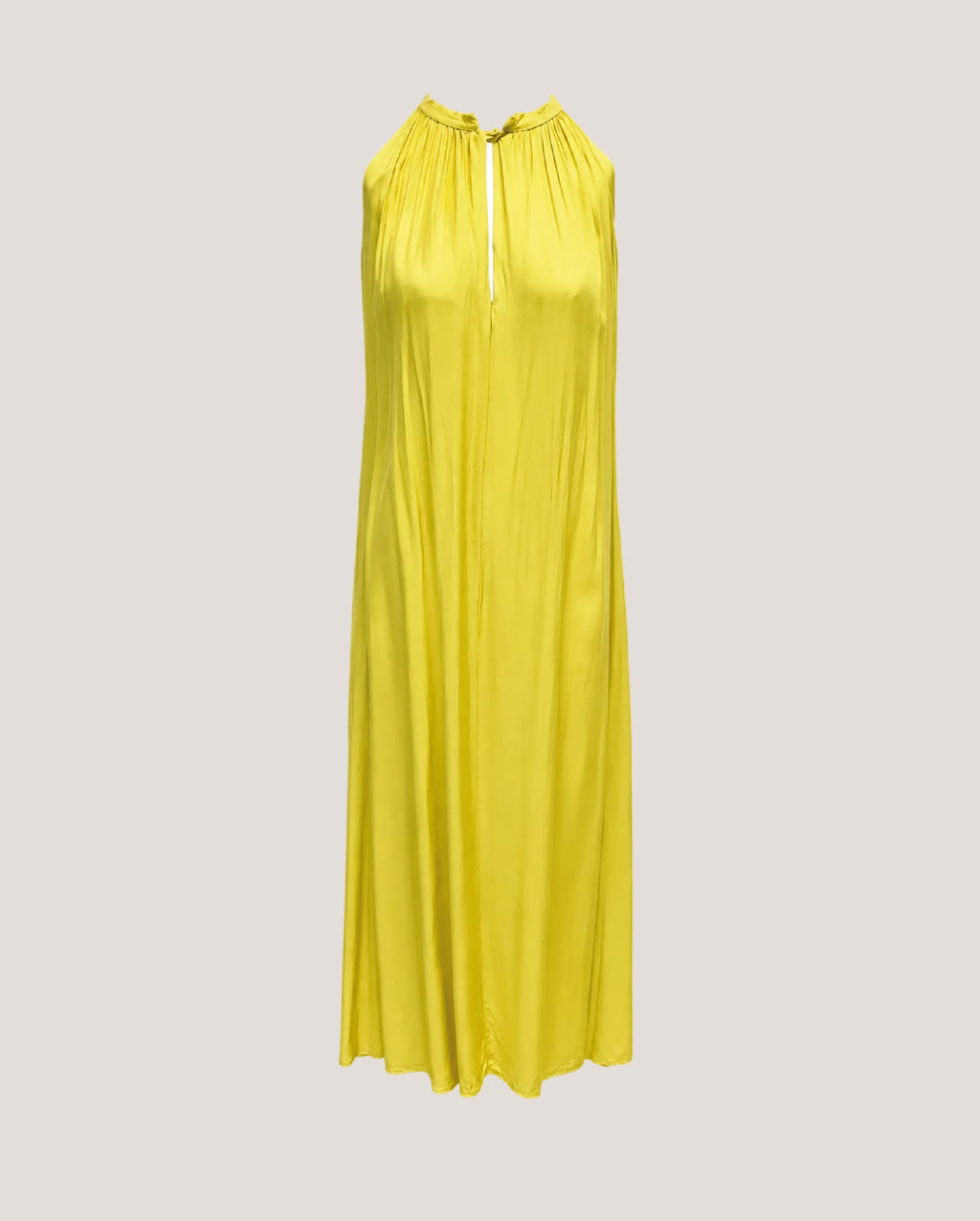 (NUDE) Gele mouwloze jurk