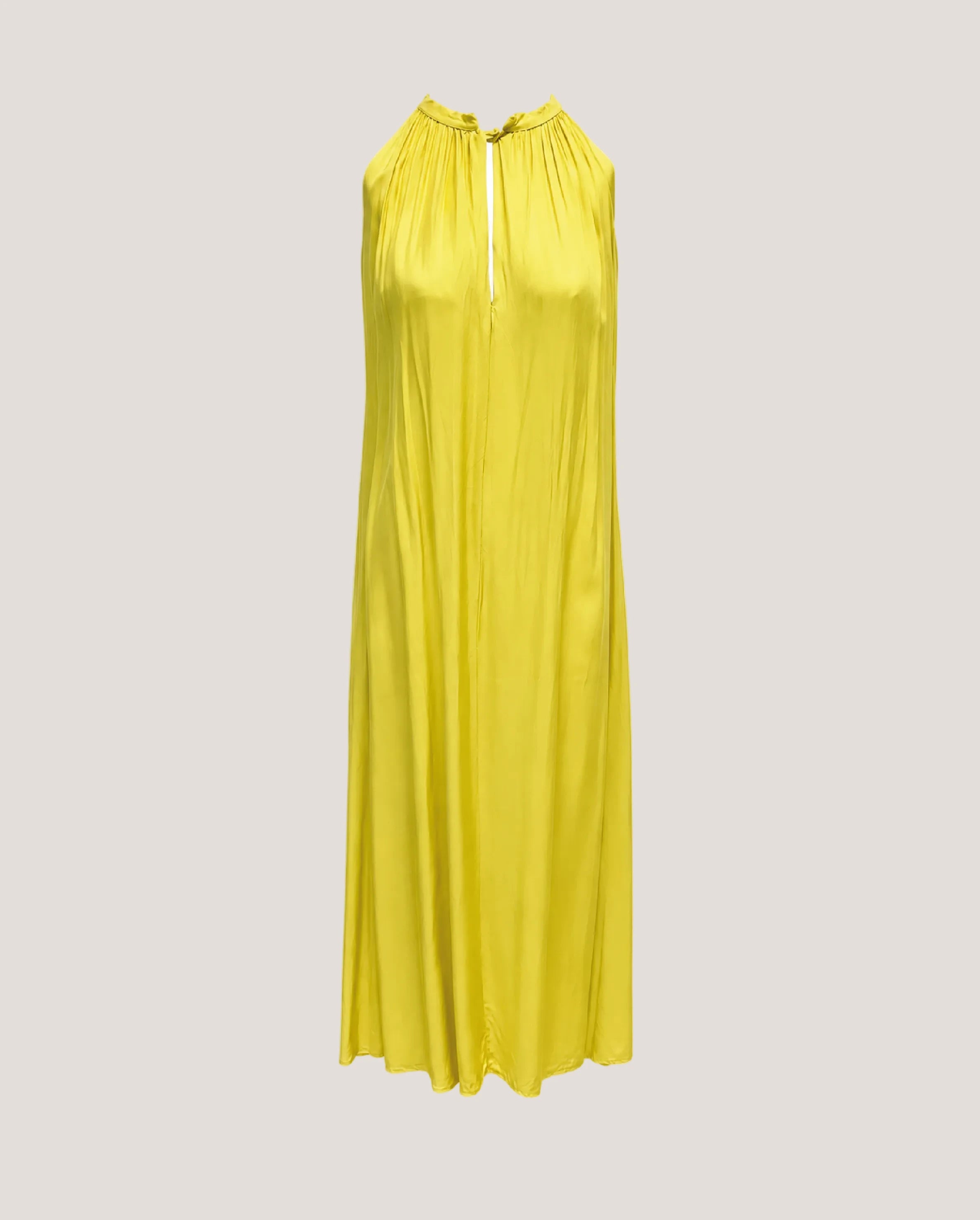 (NUDE) Gele mouwloze jurk