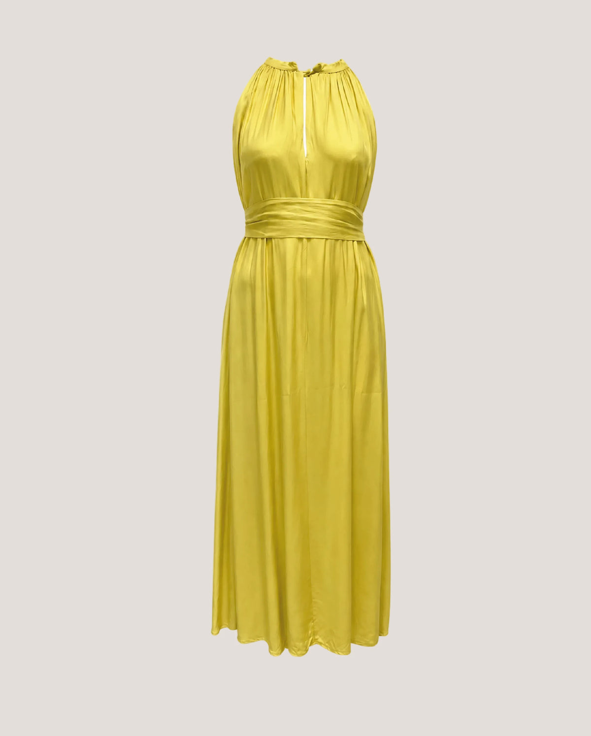 (NUDE) Gele mouwloze jurk